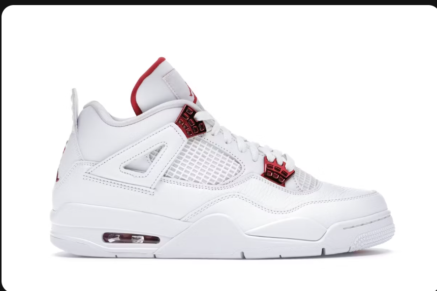  Jordan 4 Metallic Red