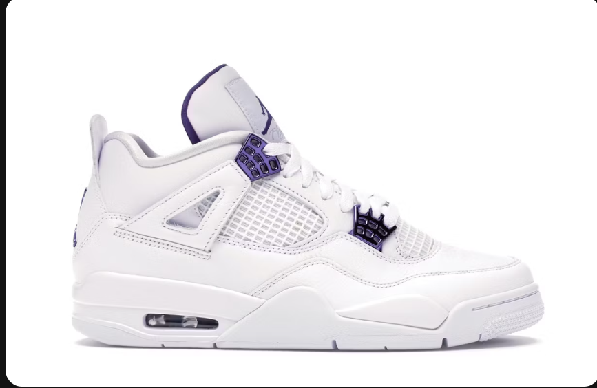 Jordan 4 Metallic Purple 